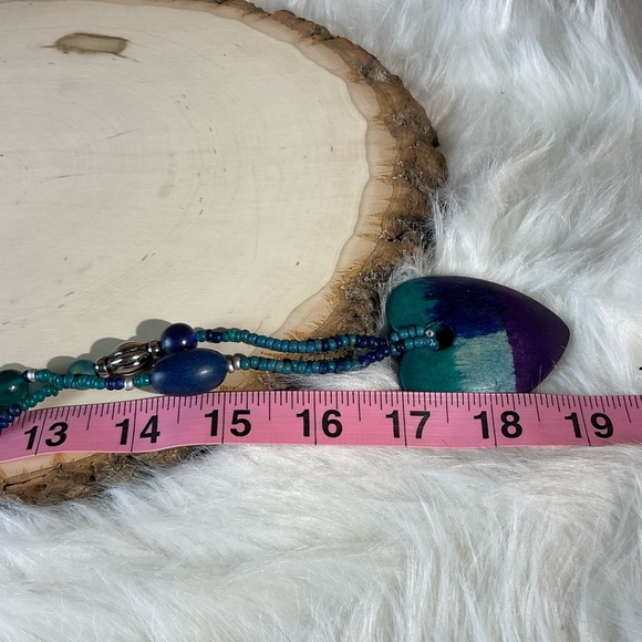 Wooden Heart Necklace - Picture 4 of 4